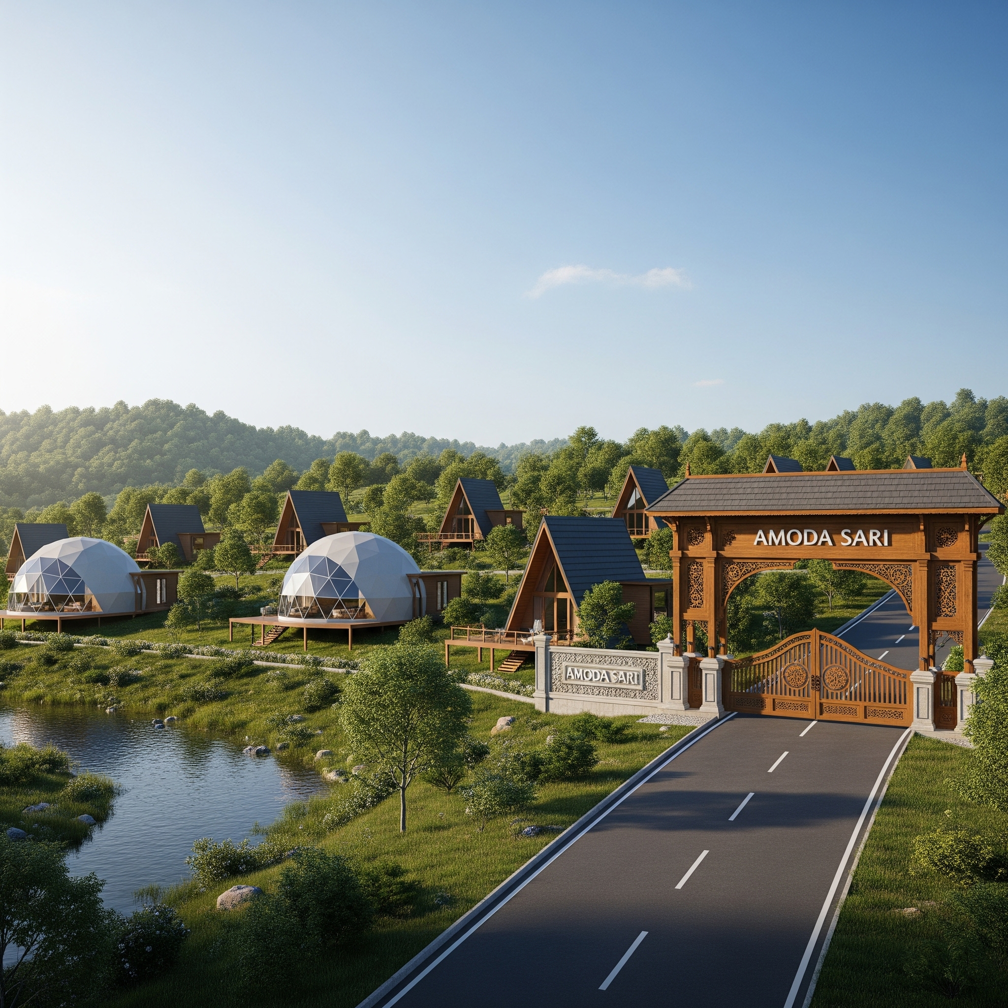 Globstay Amoda Sari Township - Luxury Villas and Domes in Almora, Uttarakhand